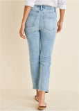 Audrey Straight Leg Jeans Light Wash