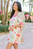 Cherryfic Day Flower Print Mini Dress