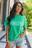 Head In The Game Green Graphic Tee
