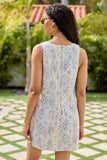 Turn Back Time Tie Dye Eyelet Dress