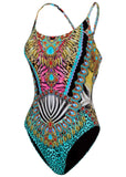 Bondi One Piece Swimsuit Mirrored Jungle