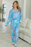Cozy Crush Long Sleeve Pajama Top Berry Bliss