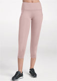 Pocket Capri Leggings Tan
