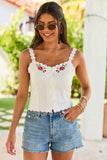 Savannah Floral Embroidered Tank