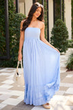 Soleil Blue Maxi Dress