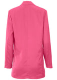 Double Breasted Blazer Hot Pink