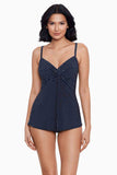Love Knot Tankini Top in Pin Point