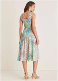 Smocked Two Piece Set Boho Tile