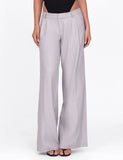 AMBERLY SUIT PANT GREY PINSTRIPE GREY PINSTRIPE