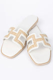 Ena White Sandals