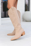 Shania Tan Tall Cowboy Boots