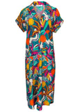 Maxi Button Down Retro Chicka Boom