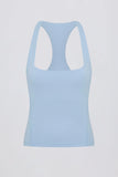 Soft Active Racerback Tank Top in Sky