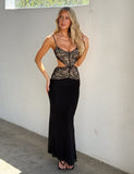 WISTERIA MAXI DRESS BLACK