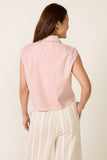 Frankie Stretch Linen Vest