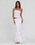 ASHLYNN MAXI SKIRT WHITE