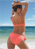 Lace Antigua Twist Underwire Top Coral