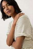 Briggs Stripe V Neck Sweatshirt