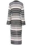Stripe Duster White Multi