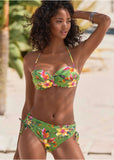 Tropic Green Bandeau Top Green Multi