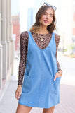 Hazel Denim Mini Dress FINAL SALE