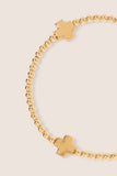 Signature Cross 3mm Gold Bracelet Gold