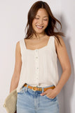 Stripe Square Neck Tank