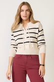 Lace Up Sweater