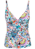 Paros Underwire Tankini Top Fiesta Floral