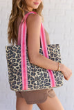 Tabitha Leopard Print Tote