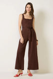 Nicole Stretch Linen Jumpsuit
