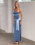 TOVE MAXI DRESS BLUE