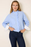 Janna Ruffle Trim Shirt