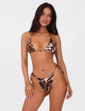 FINLEA BIKINI TOP NEUTRAL LEOPARD LEOPARD HAZE