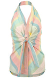 Stripe Halter Top Boardwalk Stripe
