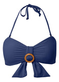 Ring Front Bandeau Top Ultramarine Blue