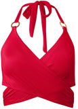 Laguna Wrap Underwire Top Red Hot