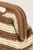 Tori Stripe Clutch