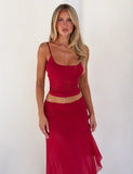 MARIANA SKIRT RED