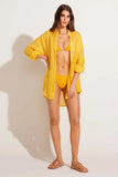 Playa Linen Boyfriend Shirt Sunflower EcoLinen