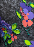 Sequin Low Back One Piece Sparkly Bouquet