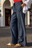 Julia Stretch Linen Lounge Pant