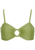 Ring Front Bikini Top Mosstone