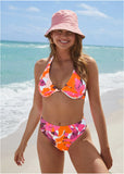 Belize Underwire Halter Top Desert Floral