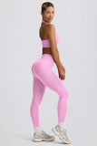 Define Luxe High Waist Leggings in Bubblegum Pink