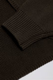 Ribbed Knit Cropped Shrug in Pecan