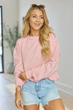 Prestyn Pink Bubble Long Sleeve Top SALE