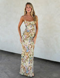 ELYSIUM MAXI DRESS ANIMAL SWIRL