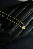 Angelie Diamond Heart Gold Necklace
