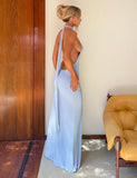 MADDY MAXI DRESS BABY BLUE